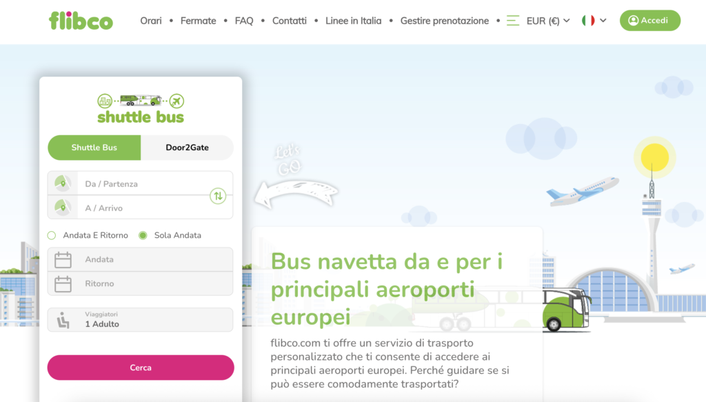 Biglietto digitale Flibco pronto da mostrare all’autobus